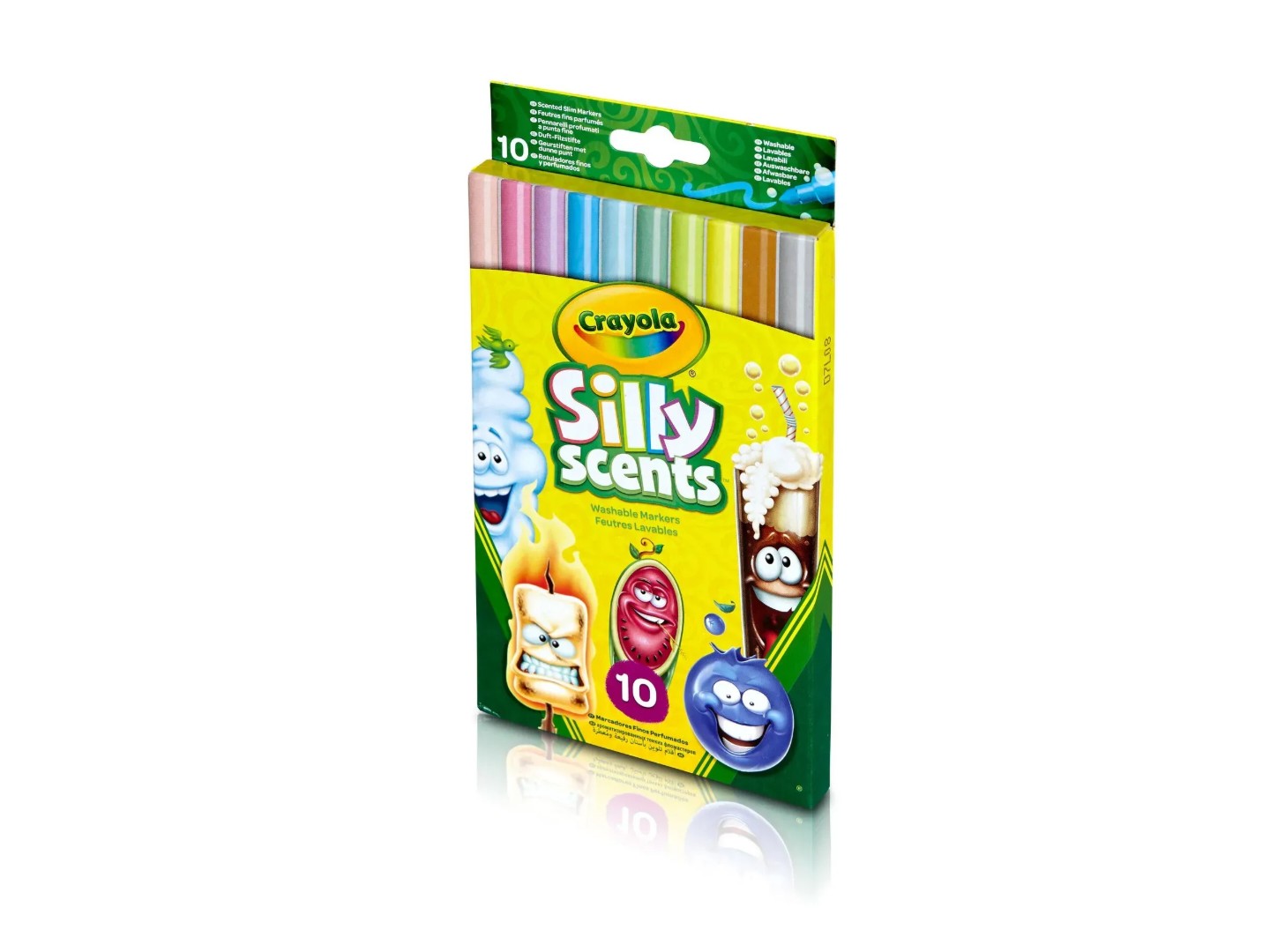 Фломастери Crayola Silly Scents тонка лінія (washable) з ароматом 10 шт. (58-5071G) — фото 4