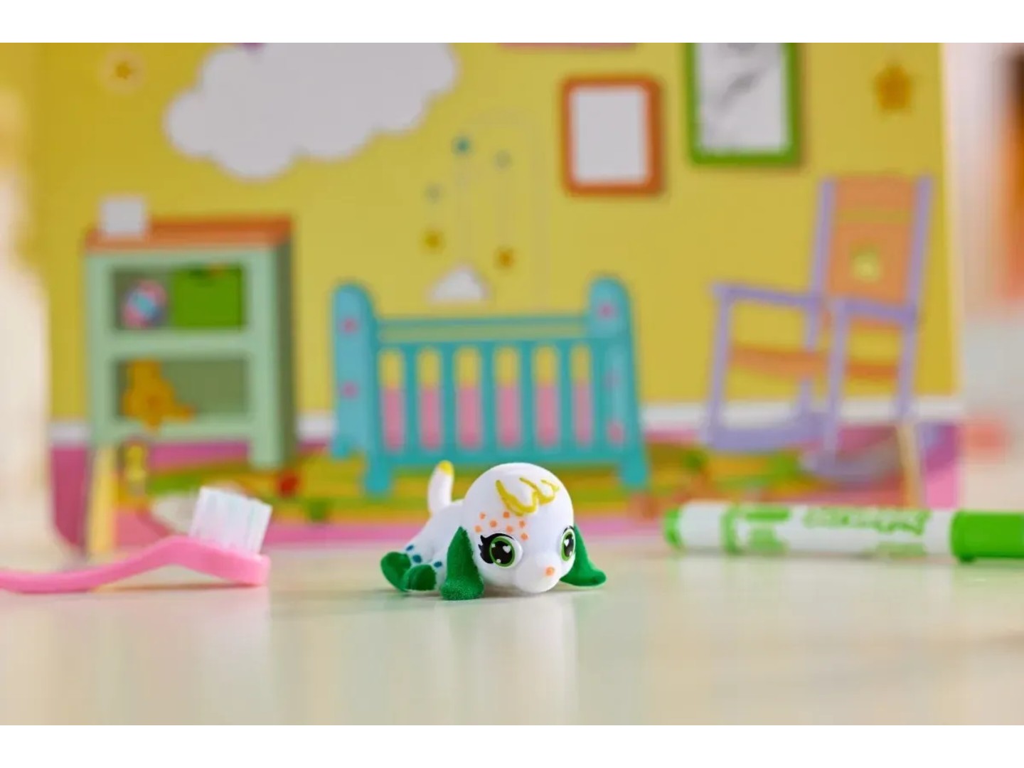 Набір для декупажу та розпису Crayola Washimals Домашні тваринки з фломастерами 5 шт. (74-7516) — фото 8
