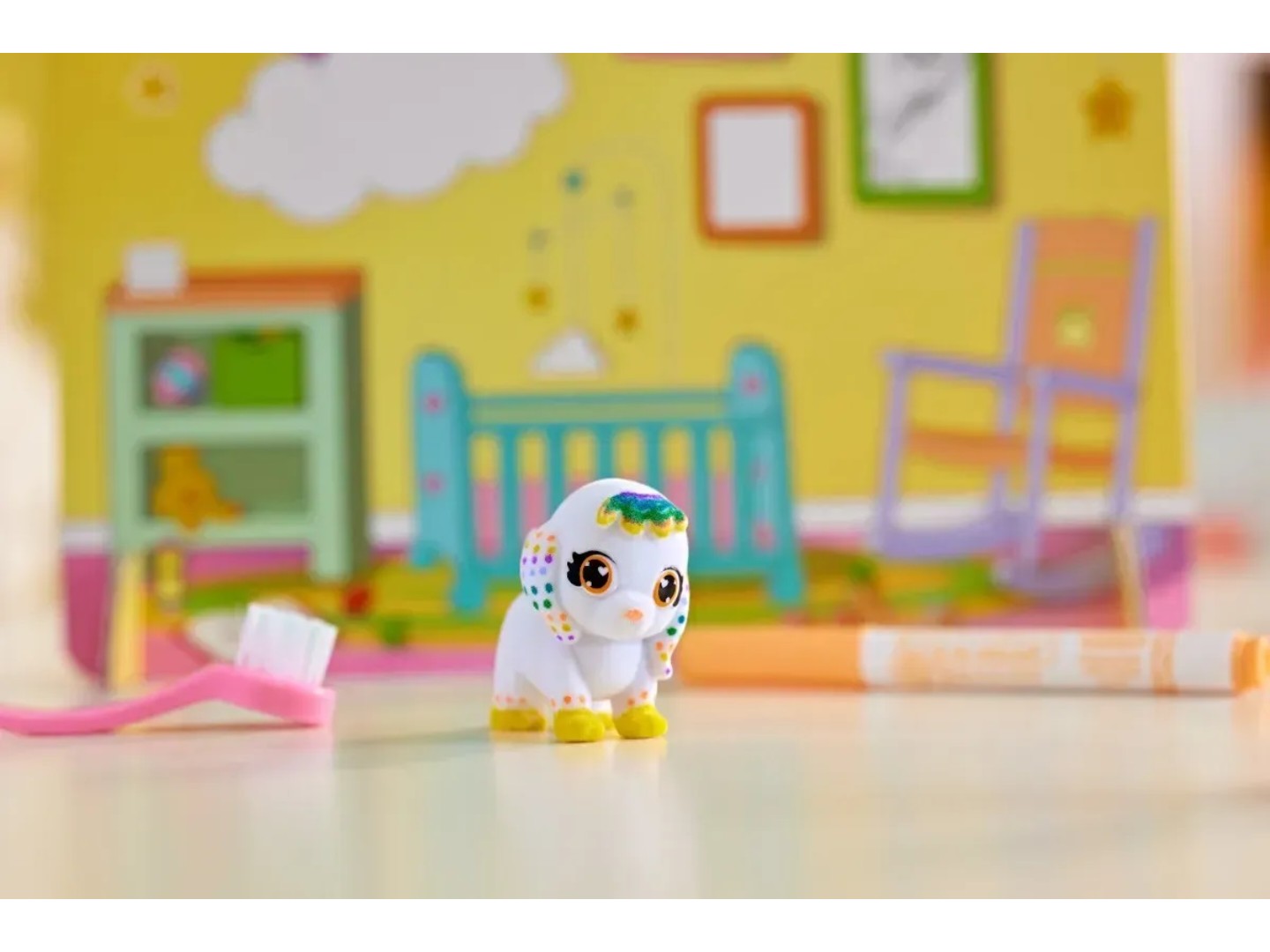 Набір для декупажу та розпису Crayola Washimals Домашні тваринки з фломастерами 5 шт. (74-7516) — фото 11