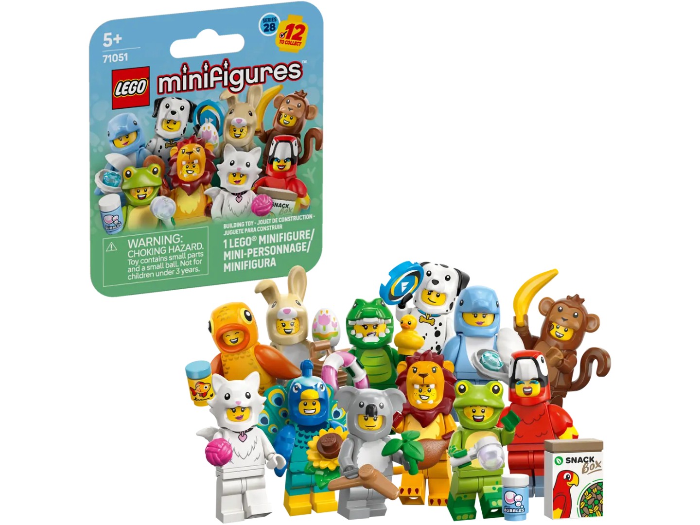 Конструктор LEGO Minifigures Тварини. Серія 28 (71051) — фото 1