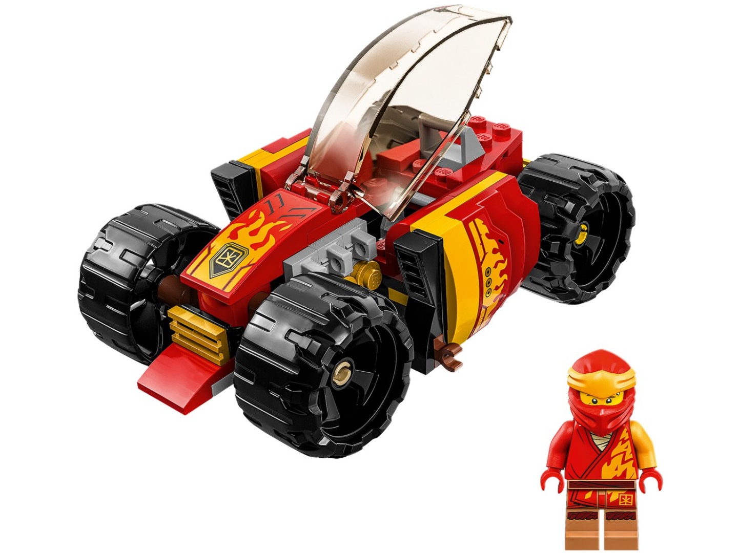Конструктор LEGO Ninjago Гоночний автомобіль ніндзя Кая EVO (71780) — фото 8