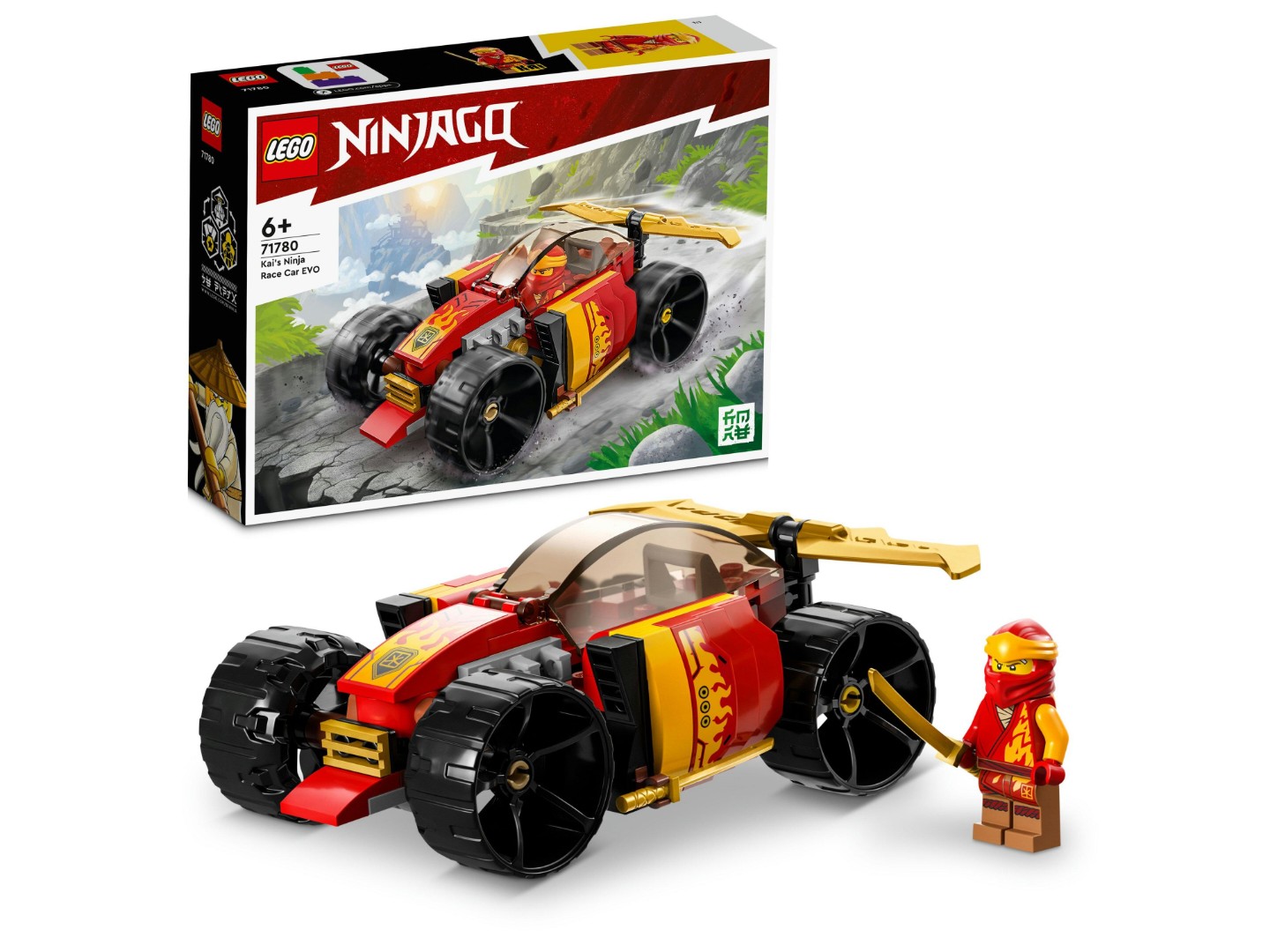 Конструктор LEGO Ninjago Гоночний автомобіль ніндзя Кая EVO (71780) — фото 1