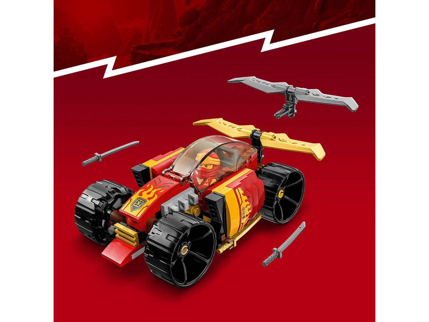 Конструктор LEGO Ninjago Гоночний автомобіль ніндзя Кая EVO (71780) — фото 7