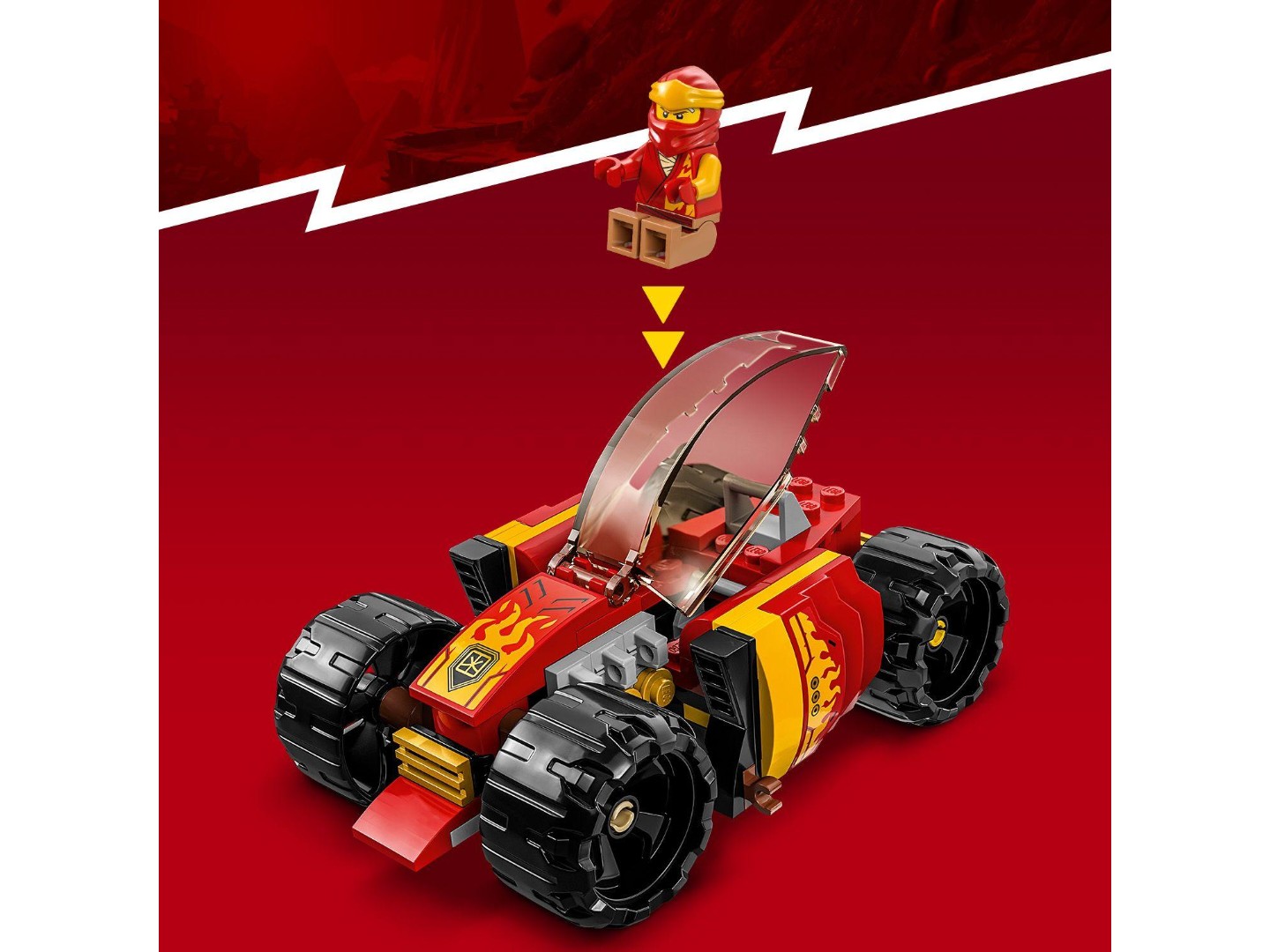 Конструктор LEGO Ninjago Гоночний автомобіль ніндзя Кая EVO (71780) — фото 6