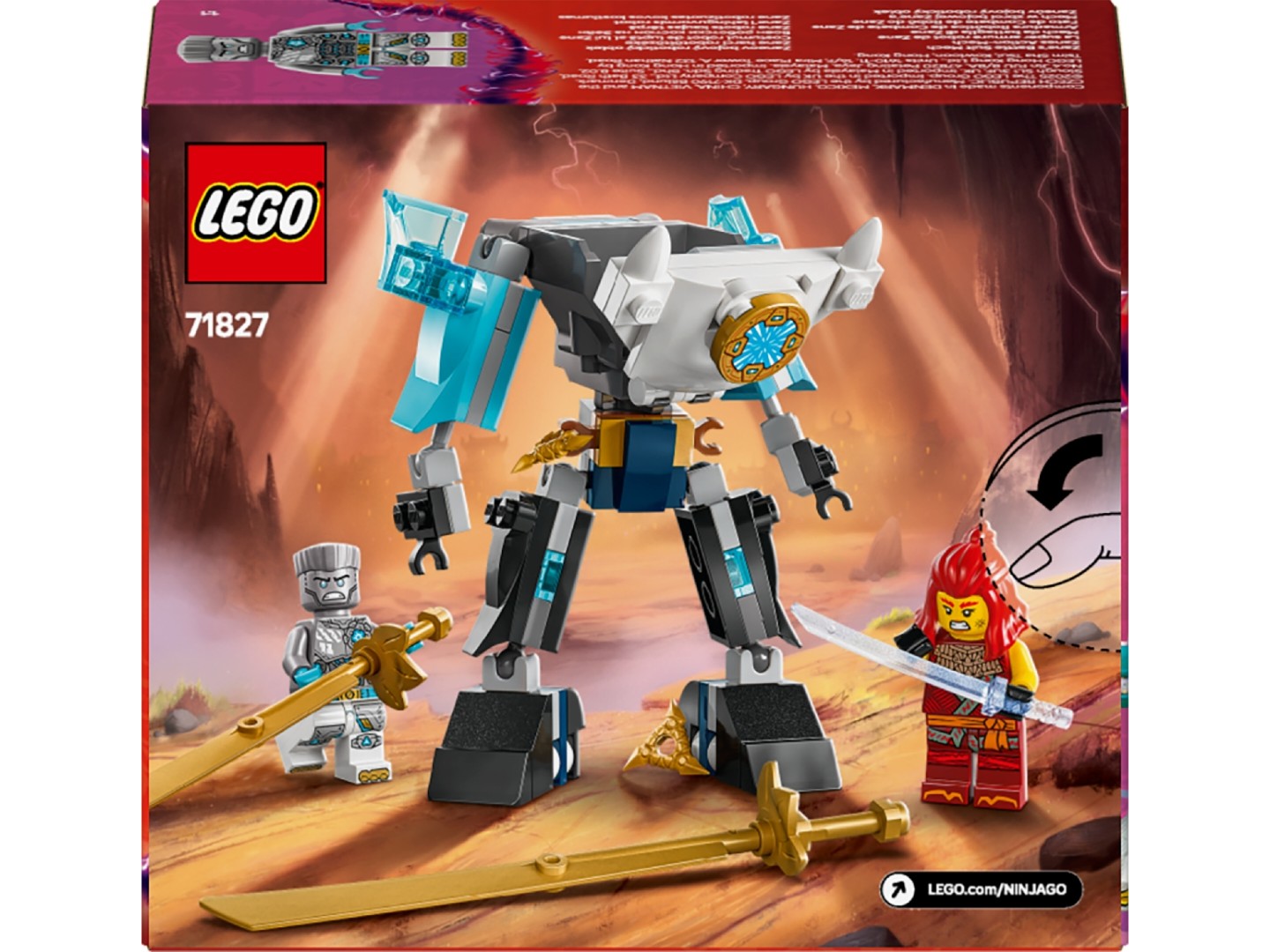 Конструктор LEGO Ninjago Бойовий костюм-робот Зейна (71827) — фото 2