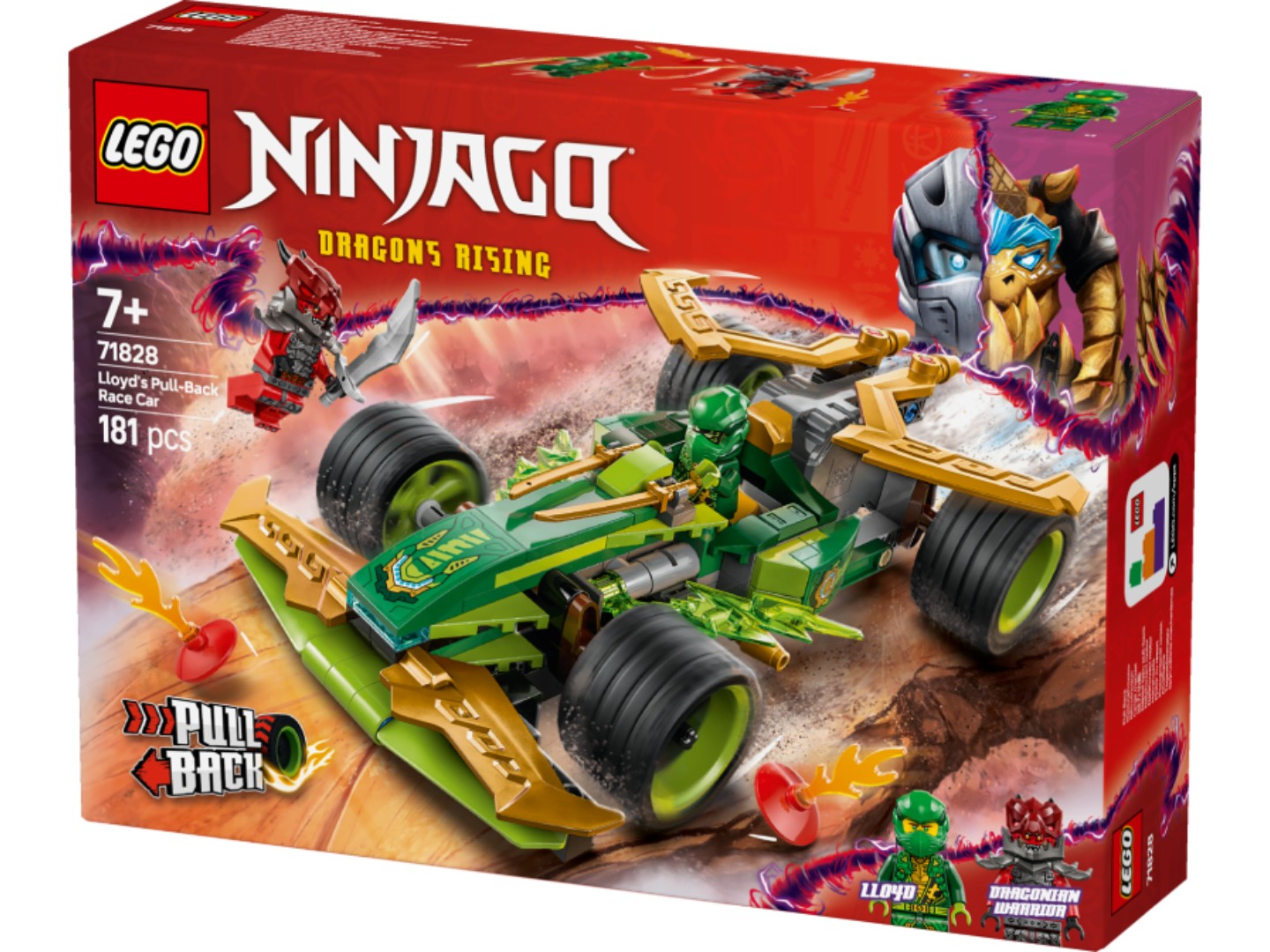 Конструктор LEGO Ninjago Автомобіль для перегонів Лойда з інерційним двигуном (71828) — фото 12