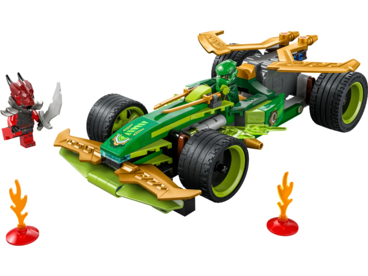Конструктор LEGO Ninjago Автомобіль для перегонів Лойда з інерційним двигуном (71828) — фото 3