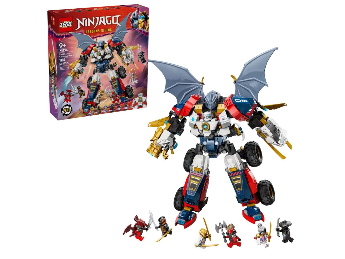 Конструктор LEGO Ninjago Ультраобʼєднувальний робот Зейна (71834) — фото 1