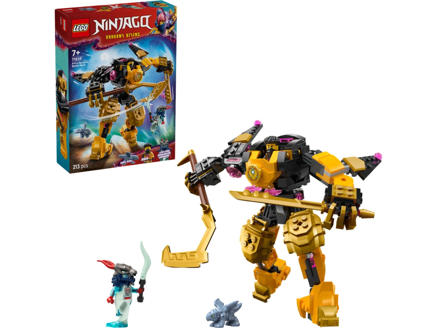 Конструктор LEGO Ninjago Бойовий робот Арін Спін-джитсу (71839) — фото 1