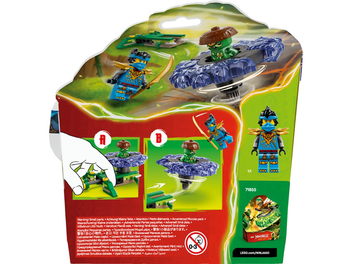 Конструктор LEGO Ninjago Нія проти спінера монстра-мутанта (71849) — фото 2
