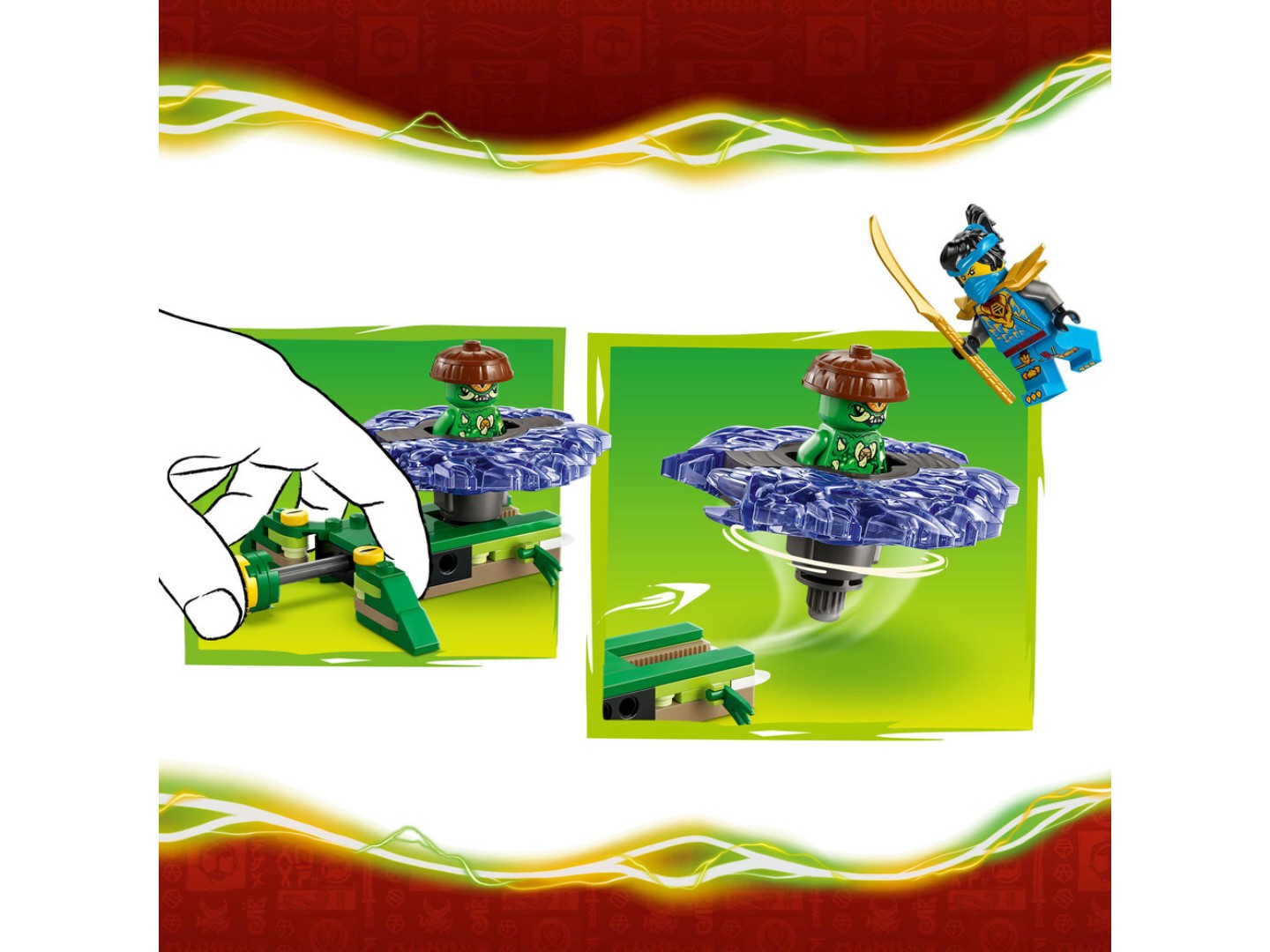 Конструктор LEGO Ninjago Нія проти спінера монстра-мутанта (71849) — фото 4