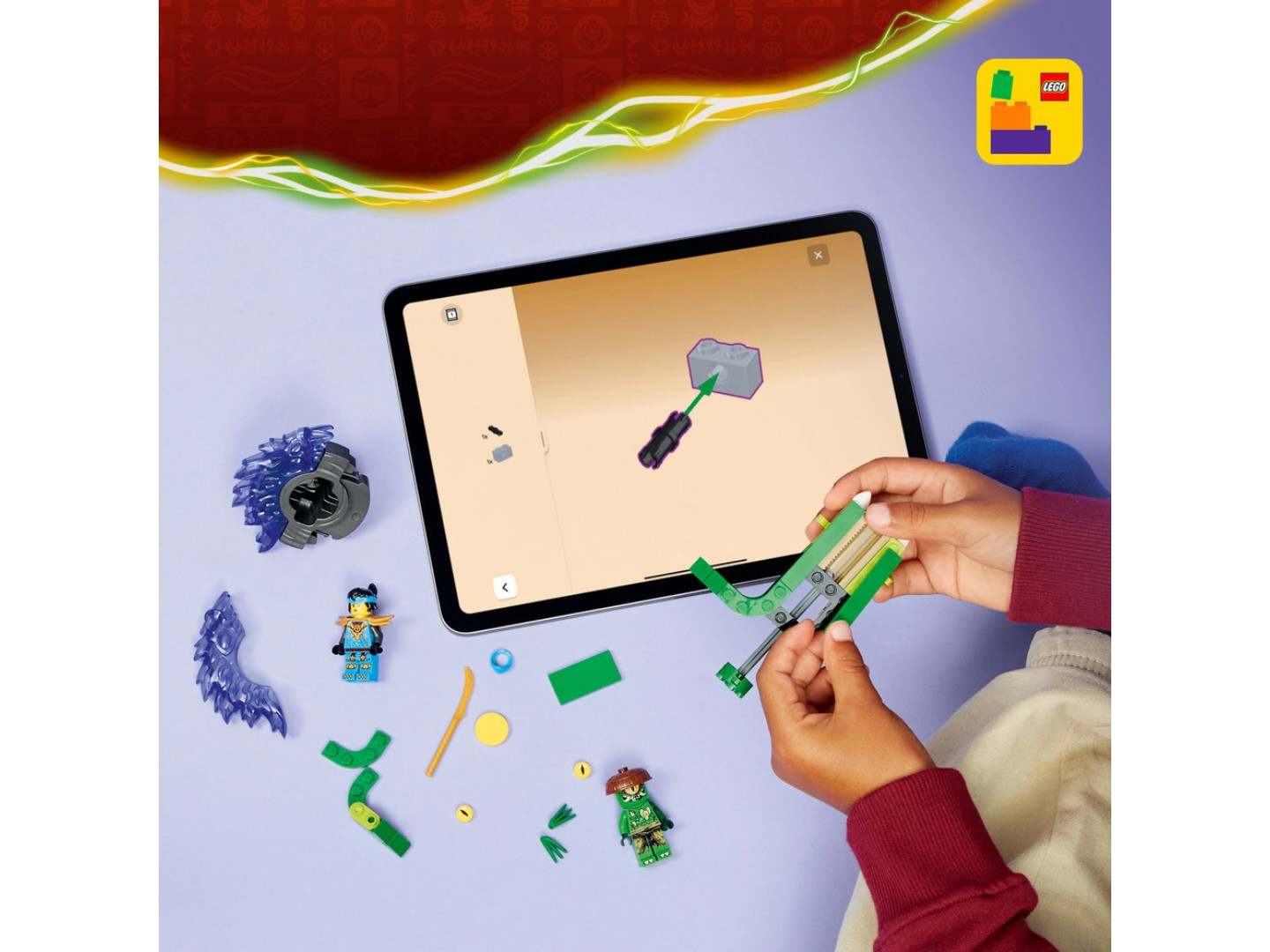 Конструктор LEGO Ninjago Нія проти спінера монстра-мутанта (71849) — фото 7