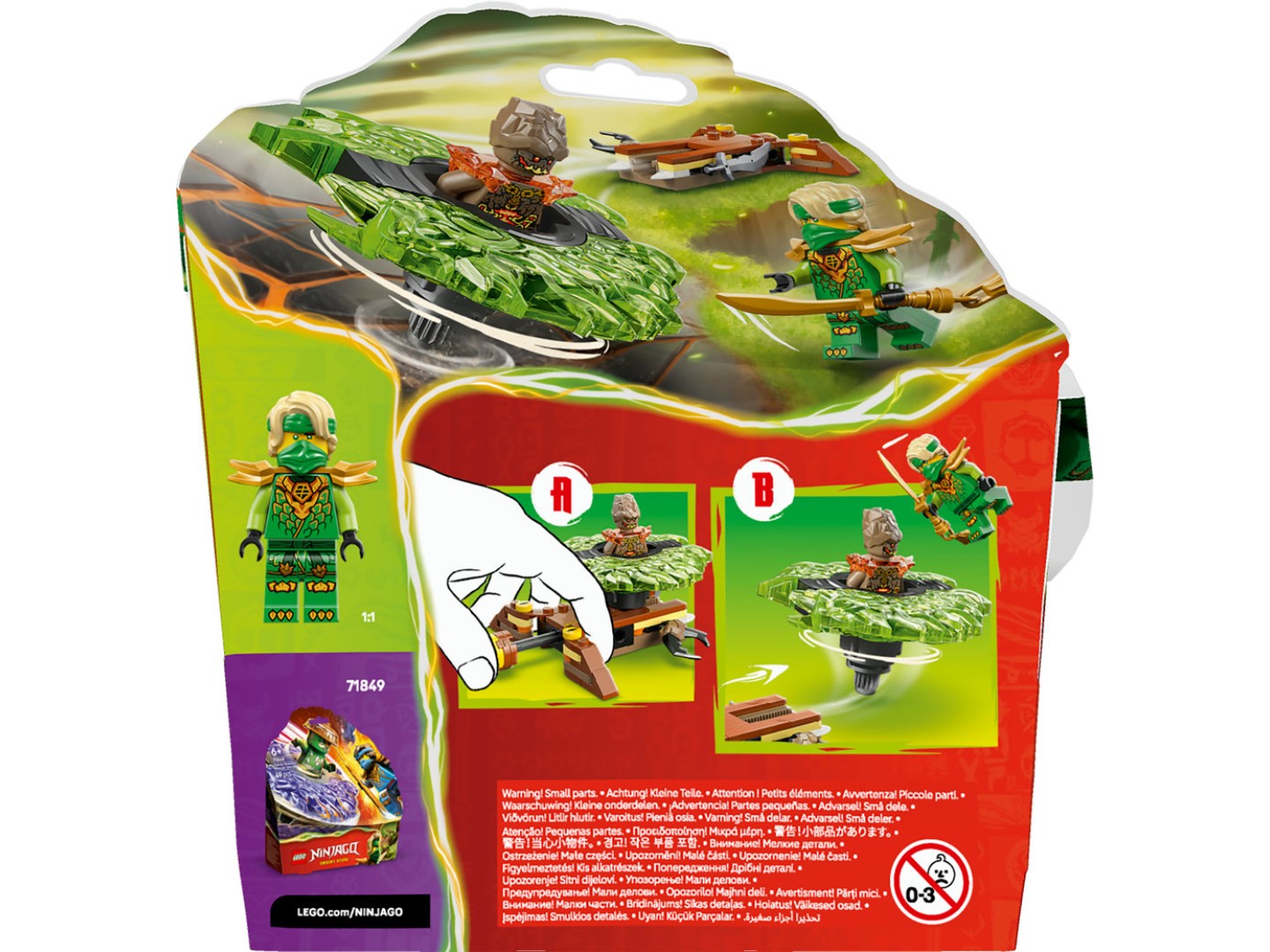 Конструктор LEGO Ninjago Ллойд проти спінера земельного монстра (71850) — фото 2