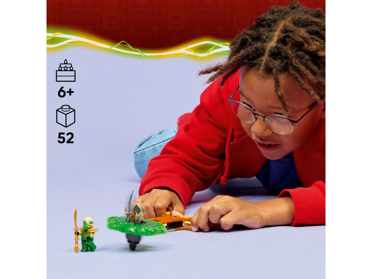 Конструктор LEGO Ninjago Ллойд проти спінера земельного монстра (71850) — фото 4