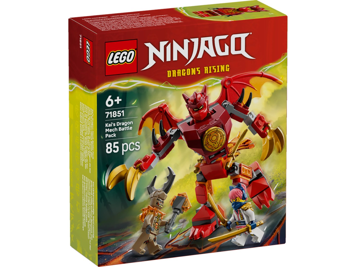 Конструктор LEGO Ninjago Бойовий набір робота Дракона Кая (71851) — фото 12