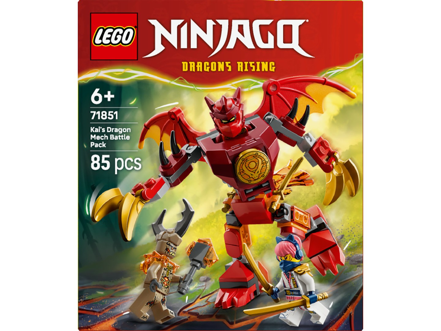 Конструктор LEGO Ninjago Бойовий набір робота Дракона Кая (71851) — фото 13