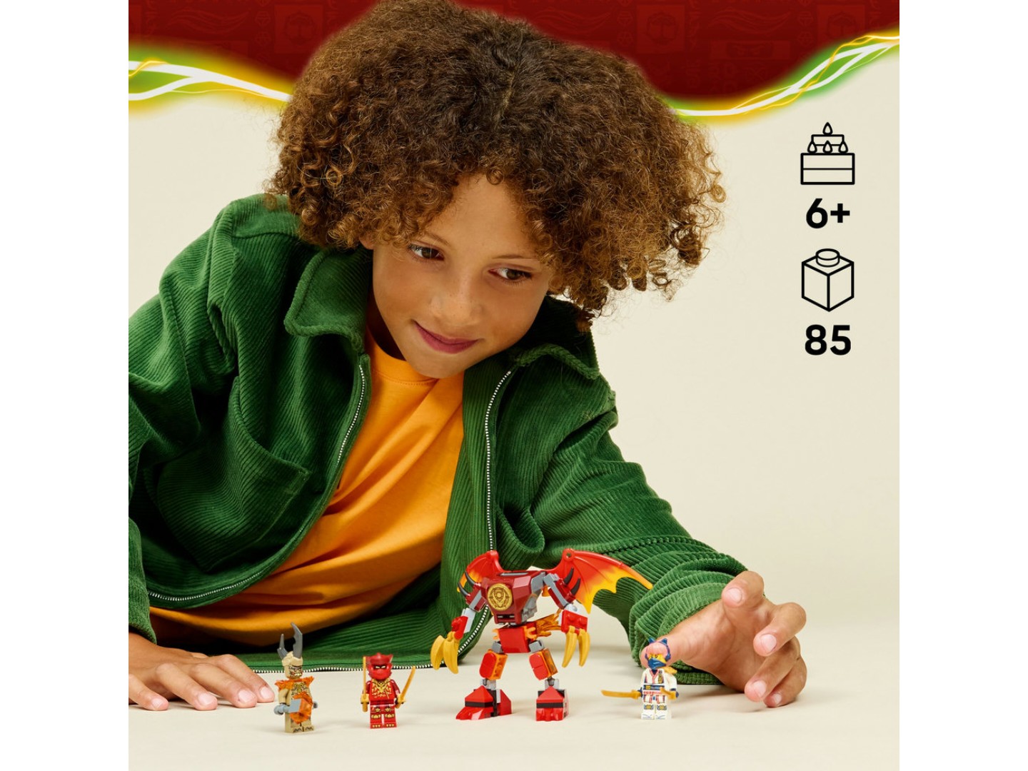 Конструктор LEGO Ninjago Бойовий набір робота Дракона Кая (71851) — фото 4