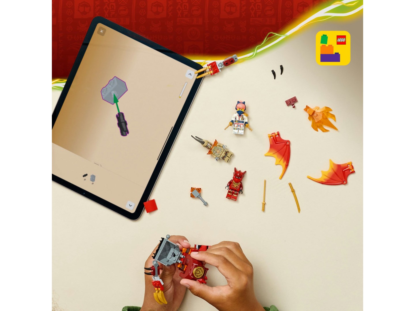 Конструктор LEGO Ninjago Бойовий набір робота Дракона Кая (71851) — фото 8