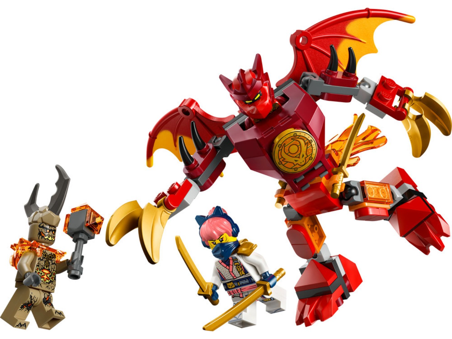 Конструктор LEGO Ninjago Бойовий набір робота Дракона Кая (71851) — фото 3