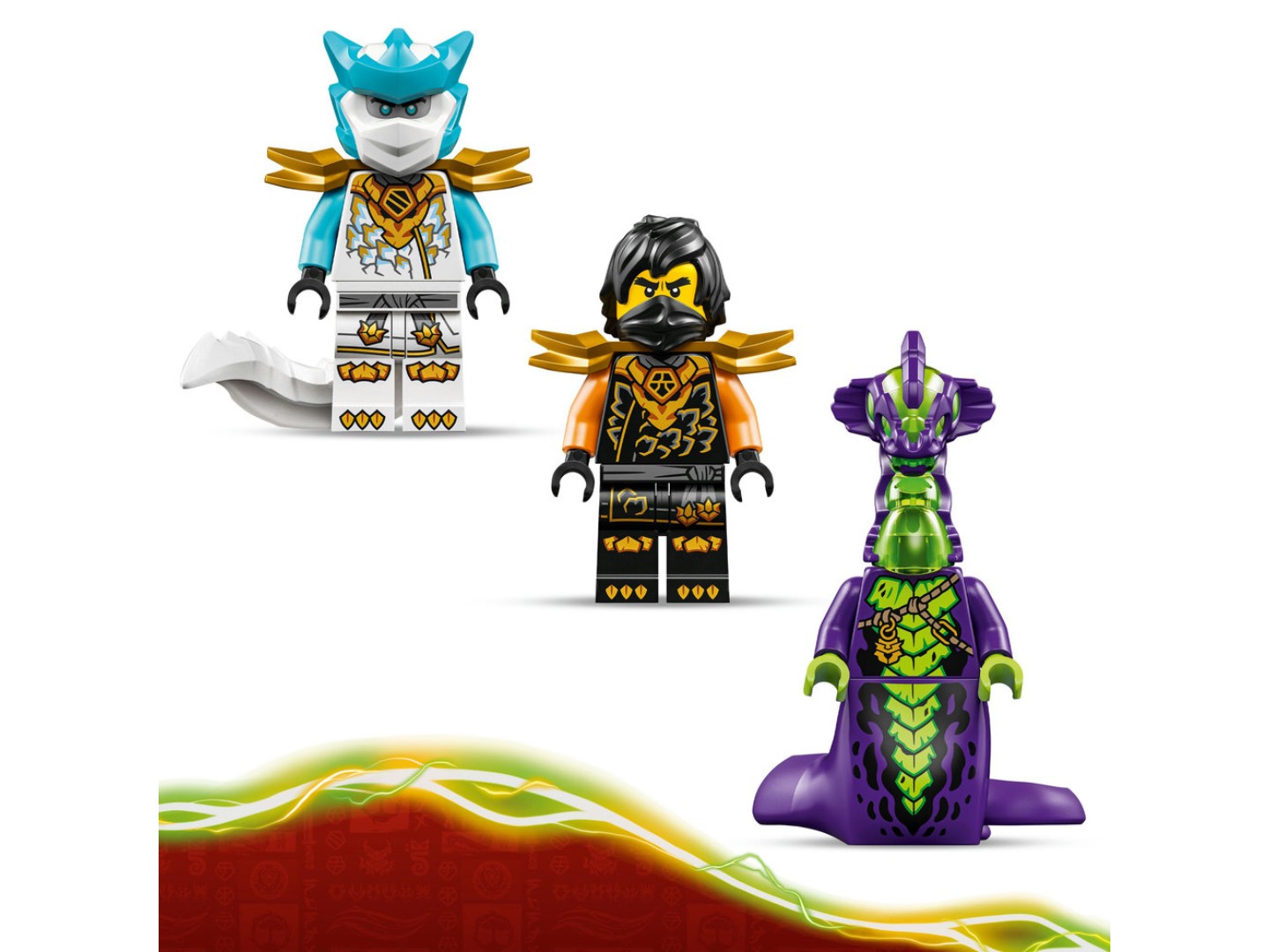 Конструктор LEGO Ninjago Робот Коула для місії і Дракон Зейн (71854) — фото 7