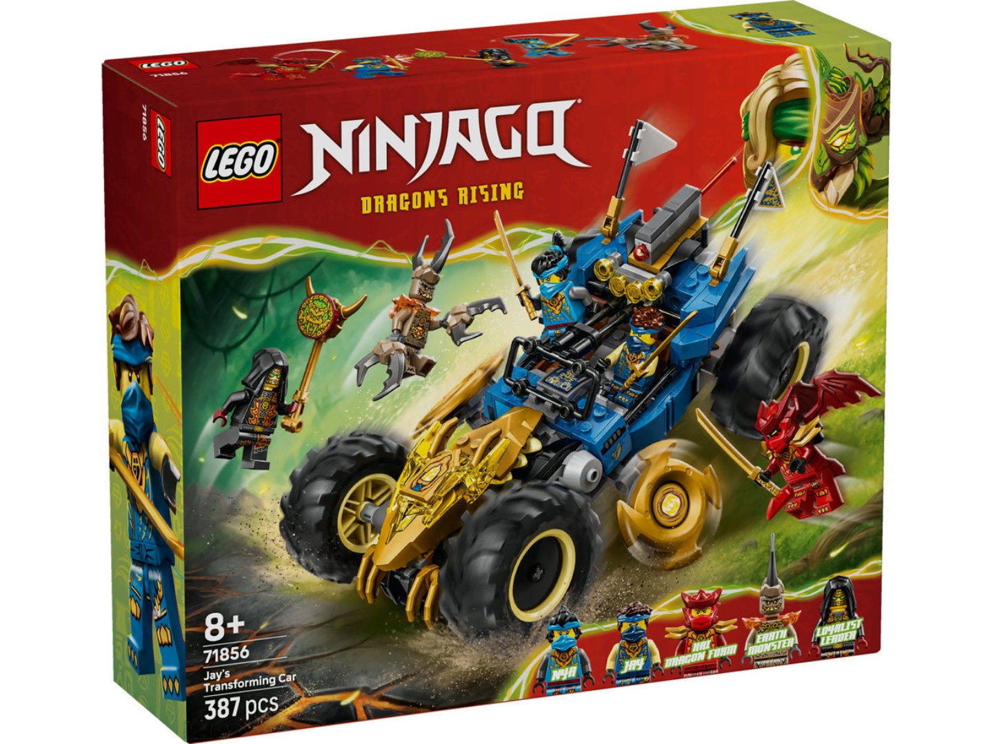 Конструктор LEGO Ninjago Автомобіль-трансформер Джея (71856) — фото 9