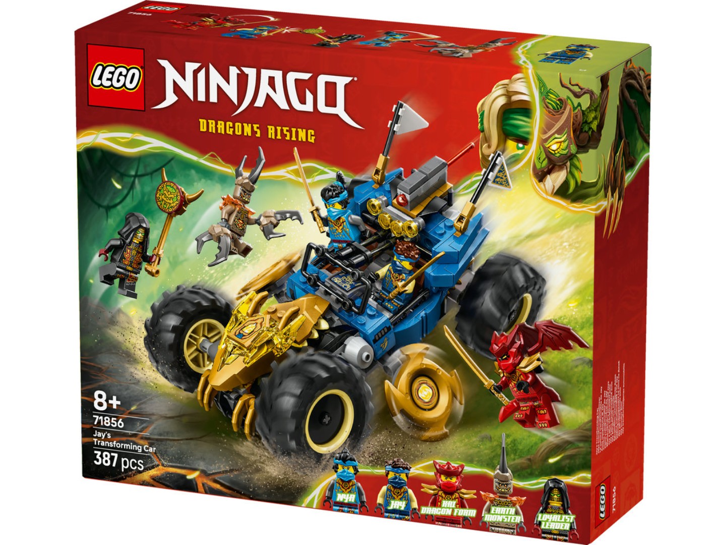 Конструктор LEGO Ninjago Автомобіль-трансформер Джея (71856) — фото 11