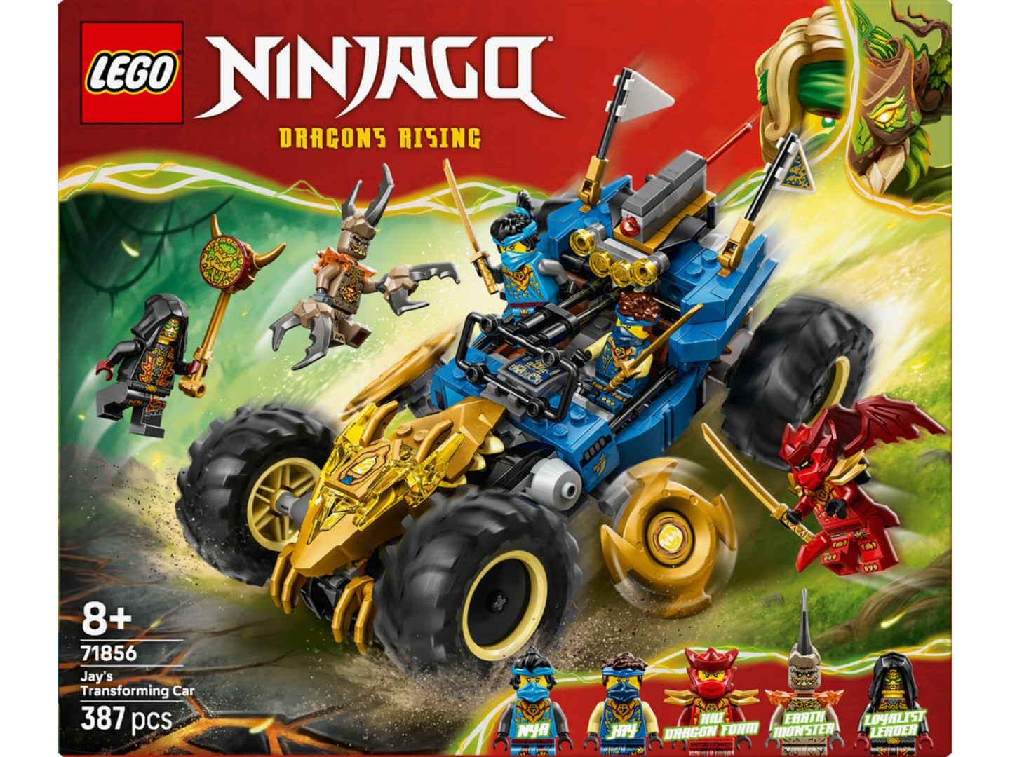 Конструктор LEGO Ninjago Автомобіль-трансформер Джея (71856) — фото 10