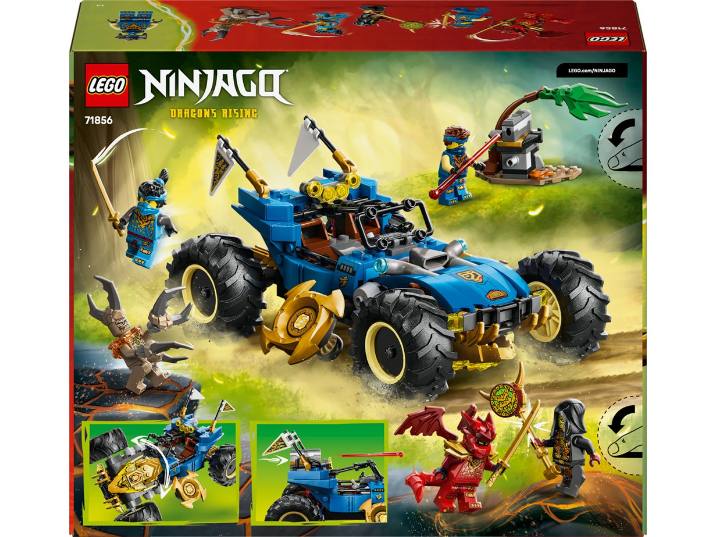 Конструктор LEGO Ninjago Автомобіль-трансформер Джея (71856) — фото 2