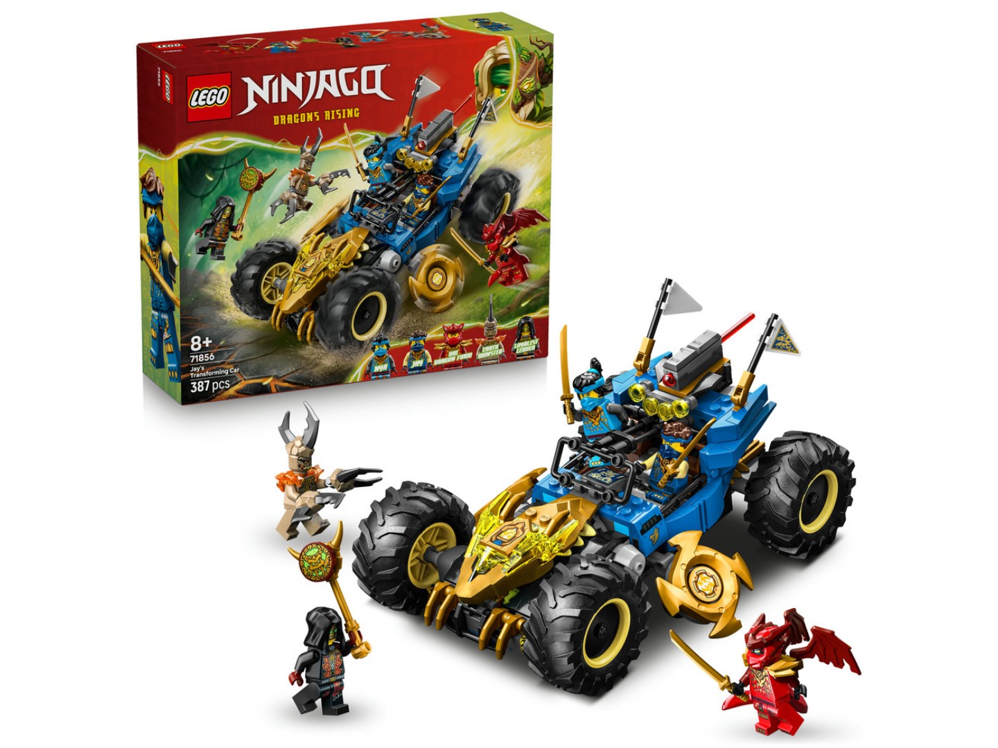 Конструктор LEGO Ninjago Автомобіль-трансформер Джея (71856) — фото 1