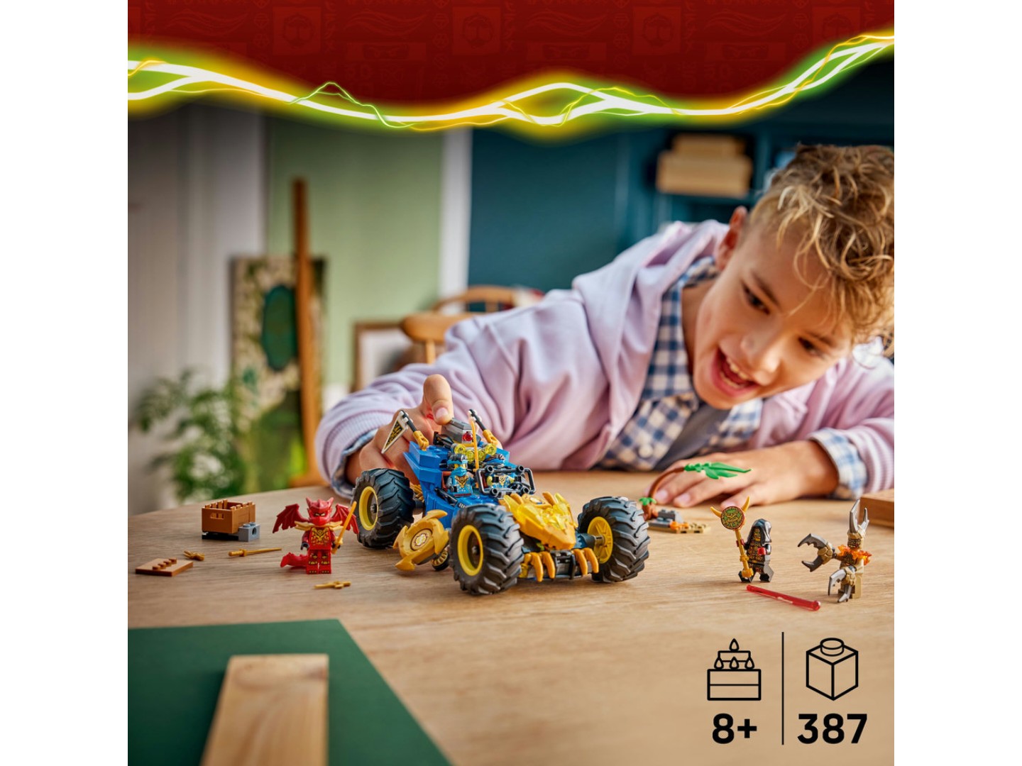 Конструктор LEGO Ninjago Автомобіль-трансформер Джея (71856) — фото 4