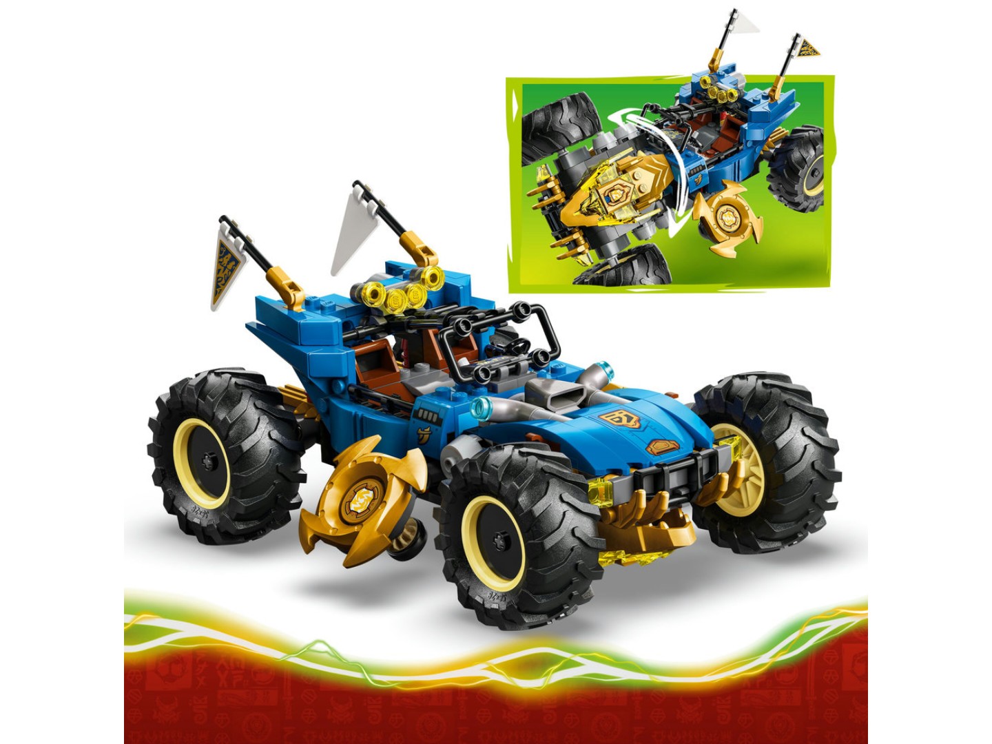 Конструктор LEGO Ninjago Автомобіль-трансформер Джея (71856) — фото 5