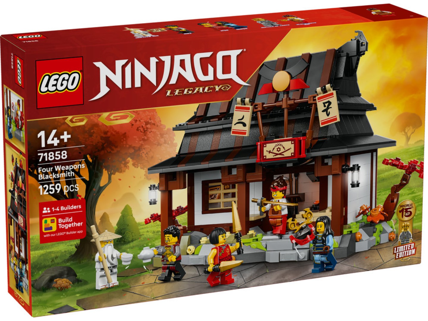 Конструктор LEGO Ninjago Ковальня «Чотири зброї». 15-та річниця (71858) — фото 10