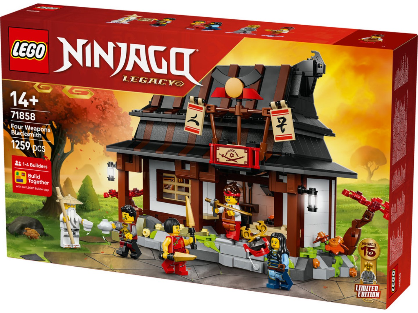 Конструктор LEGO Ninjago Ковальня «Чотири зброї». 15-та річниця (71858) — фото 12