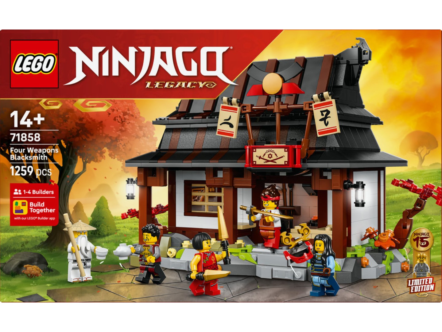 Конструктор LEGO Ninjago Ковальня «Чотири зброї». 15-та річниця (71858) — фото 11