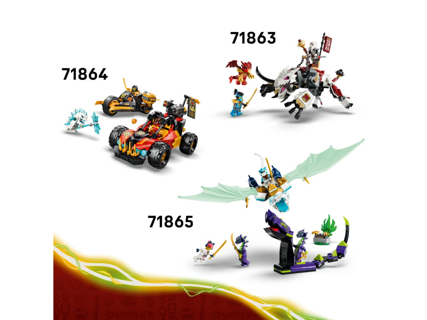 Конструктор LEGO Ninjago Бойовий набір робота Дракона Ллойда (71862) — фото 9