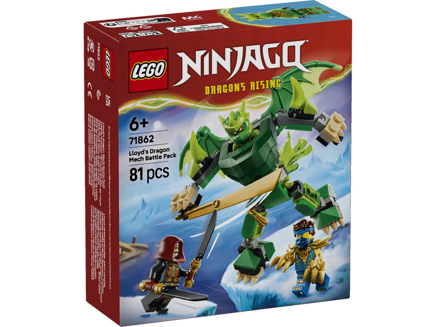 Конструктор LEGO Ninjago Бойовий набір робота Дракона Ллойда (71862) — фото 13