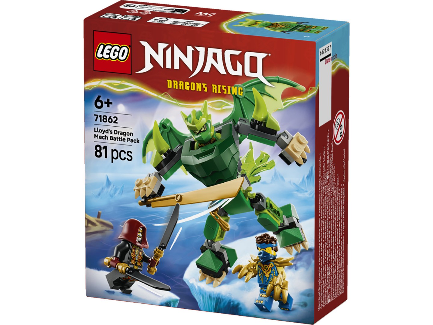 Конструктор LEGO Ninjago Бойовий набір робота Дракона Ллойда (71862) — фото 15