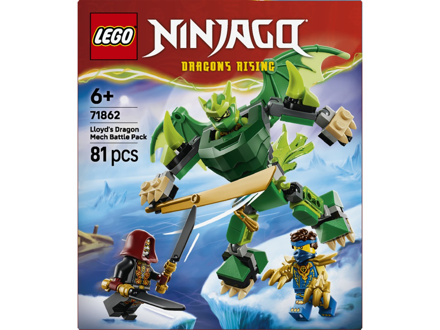 Конструктор LEGO Ninjago Бойовий набір робота Дракона Ллойда (71862) — фото 14