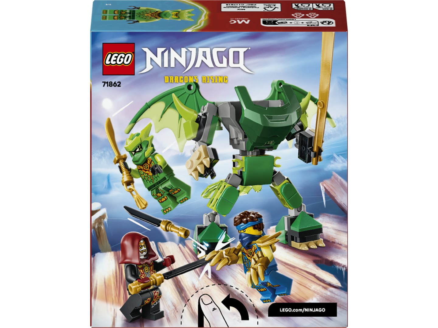 Конструктор LEGO Ninjago Бойовий набір робота Дракона Ллойда (71862) — фото 2
