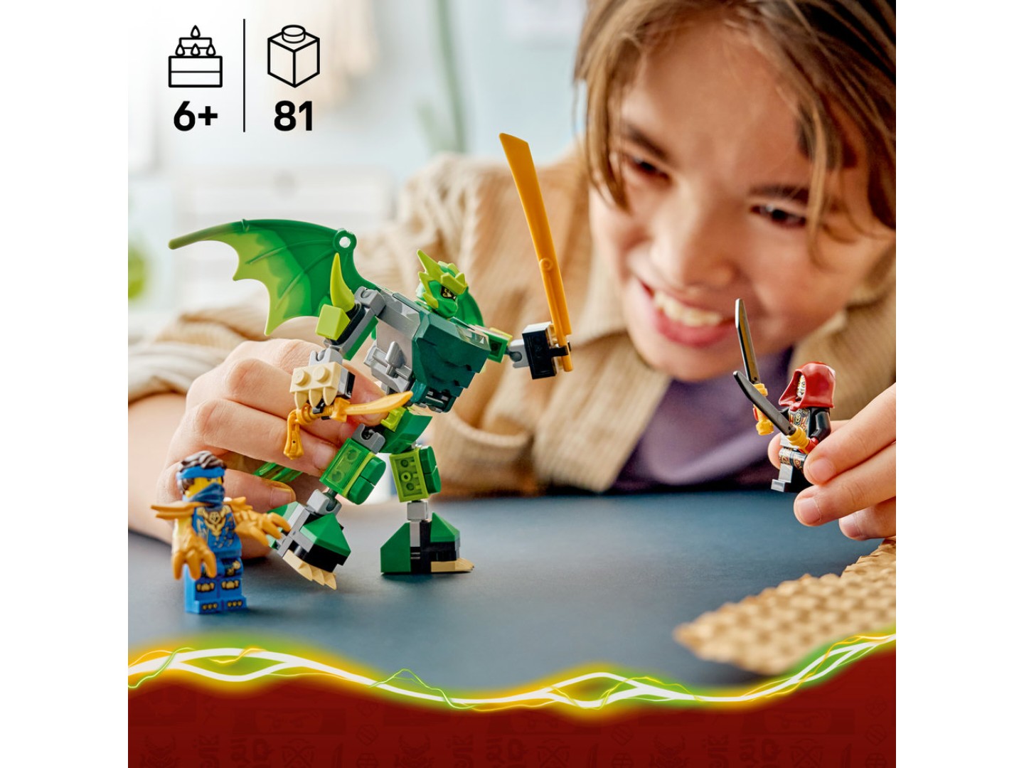 Конструктор LEGO Ninjago Бойовий набір робота Дракона Ллойда (71862) — фото 4