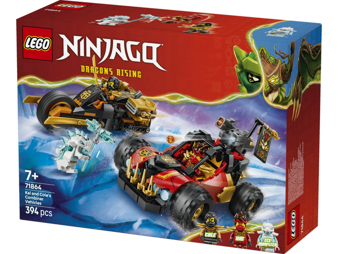 Конструктор LEGO Ninjago Комбіновані транспортні засоби Кая та Коула (71864) — фото 14