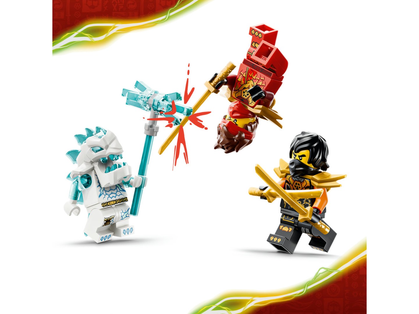 Конструктор LEGO Ninjago Комбіновані транспортні засоби Кая та Коула (71864) — фото 7