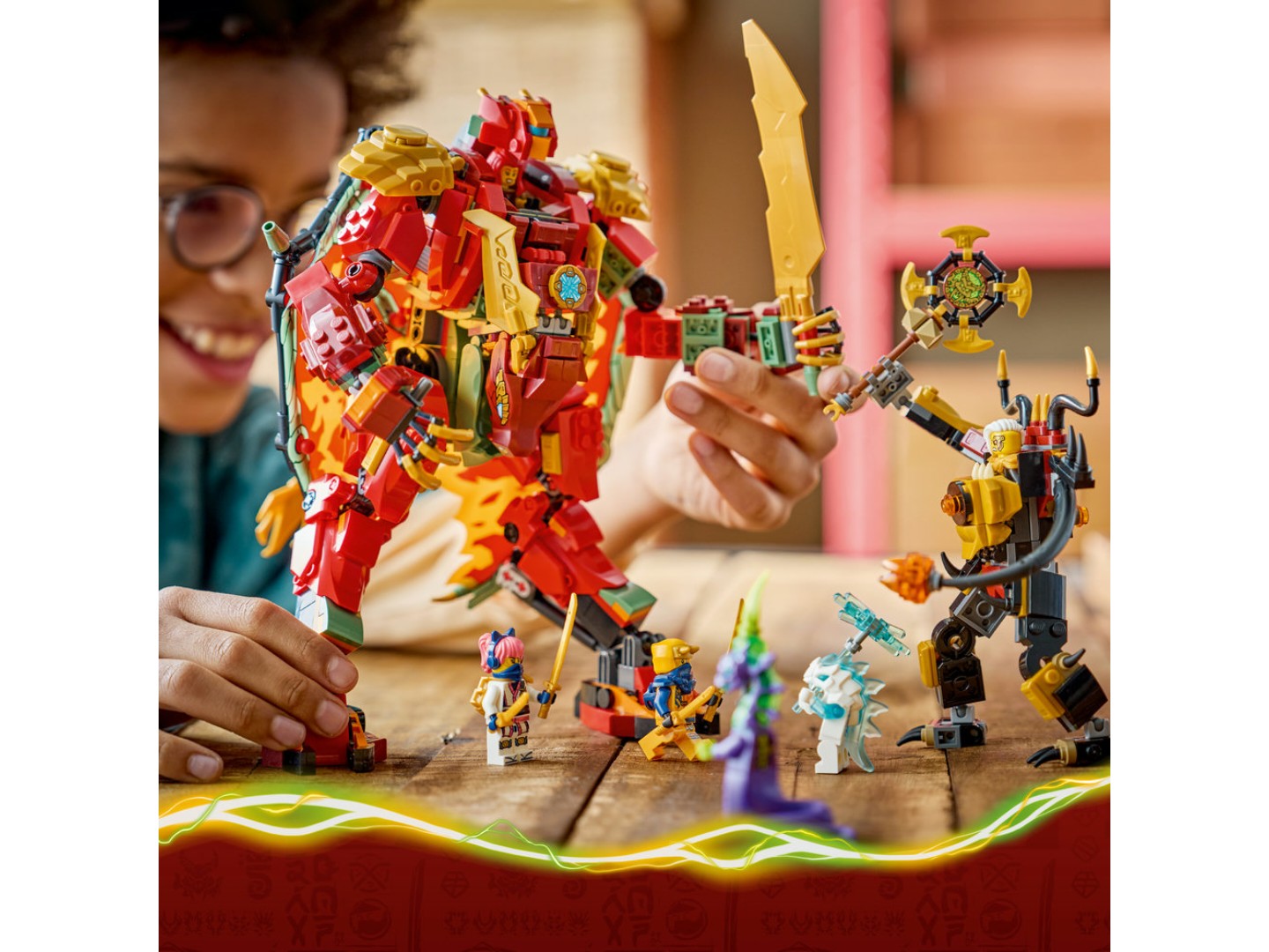 Конструктор LEGO Ninjago Дракон-трансформер Вайлдфаєр (71868) — фото 7