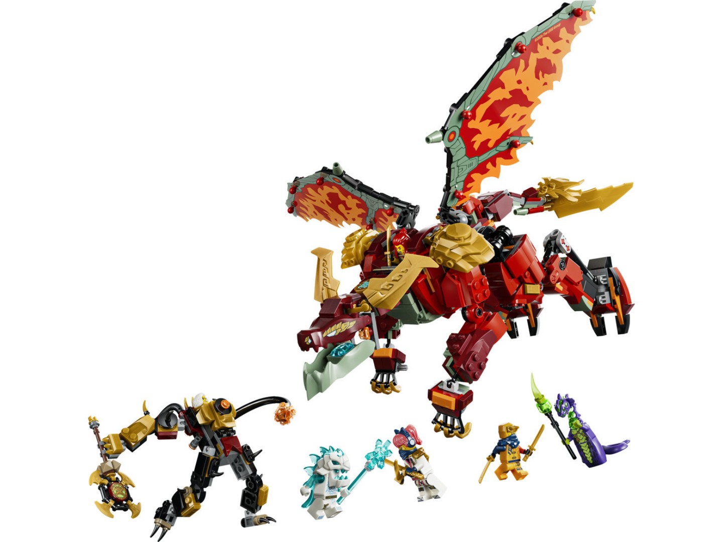 Конструктор LEGO Ninjago Дракон-трансформер Вайлдфаєр (71868) — фото 3