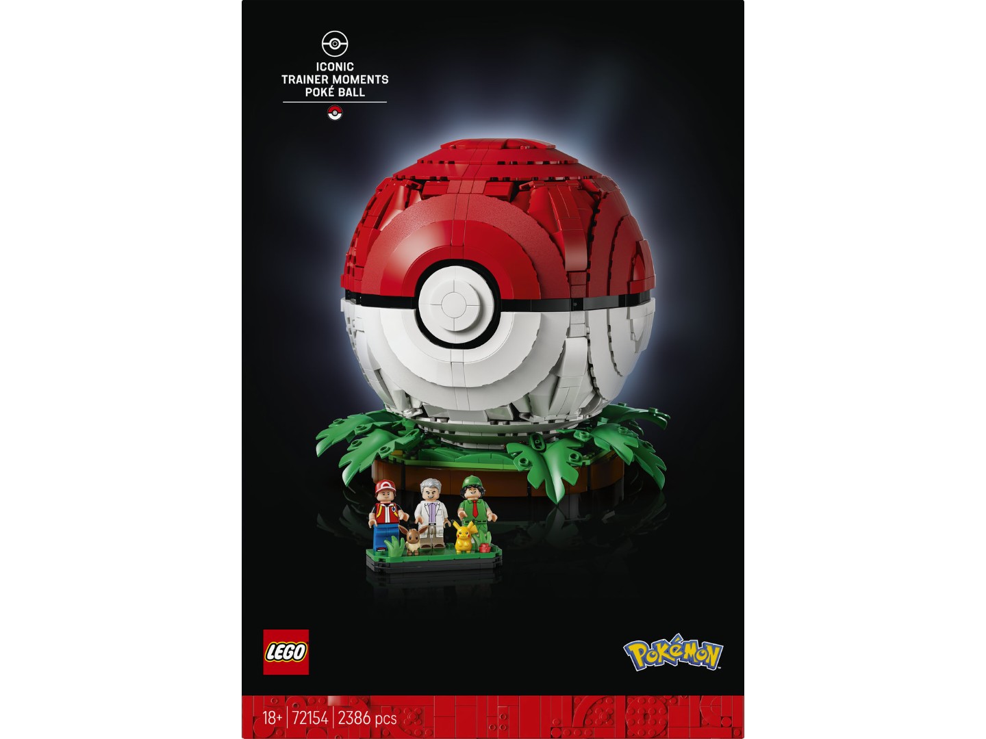 Конструктор LEGO Pokémon Покебол із знаковими моментами роботи Тренерів (72154) — фото 12