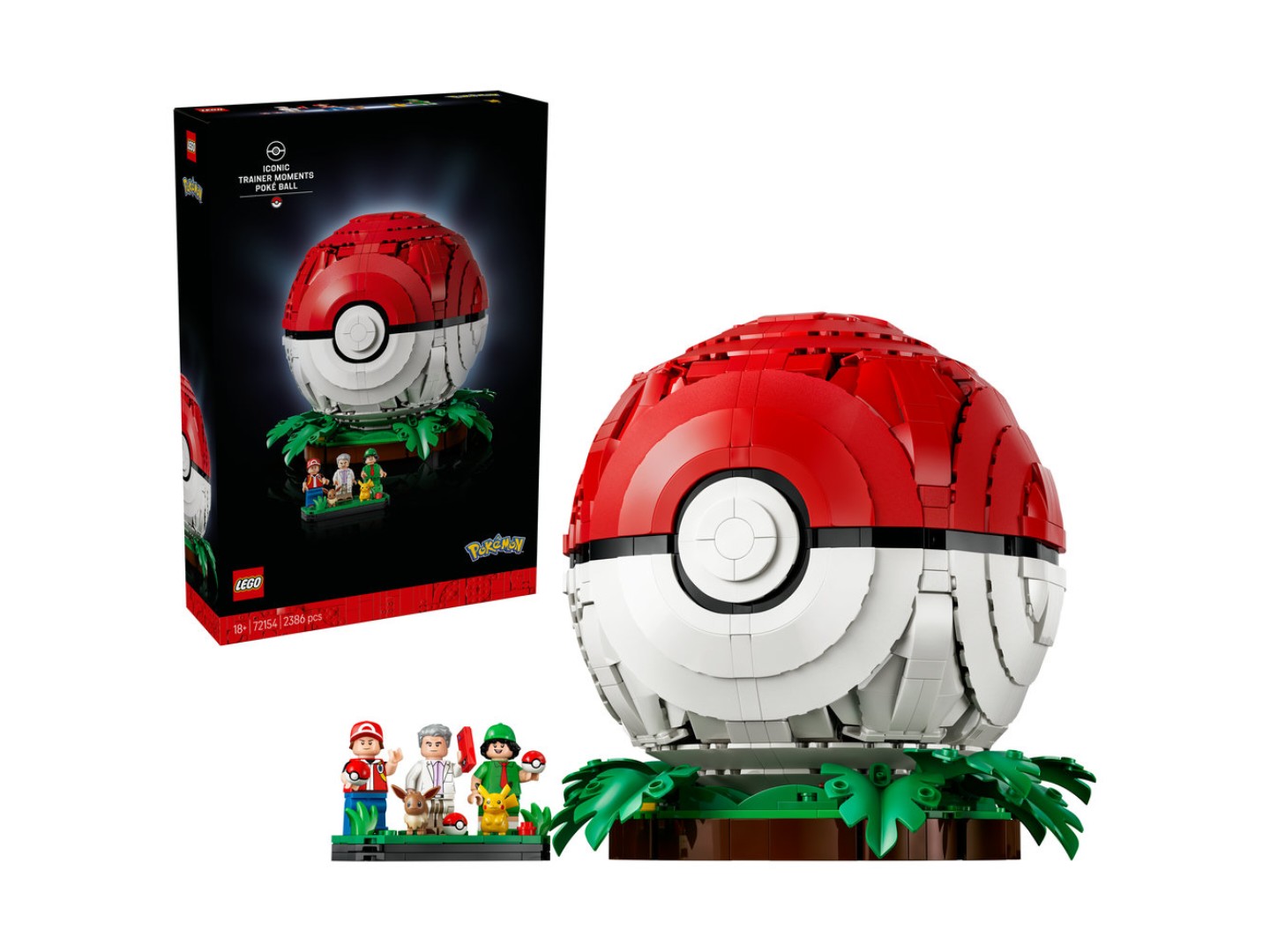 Конструктор LEGO Pokémon Покебол із знаковими моментами роботи Тренерів (72154) — фото 1