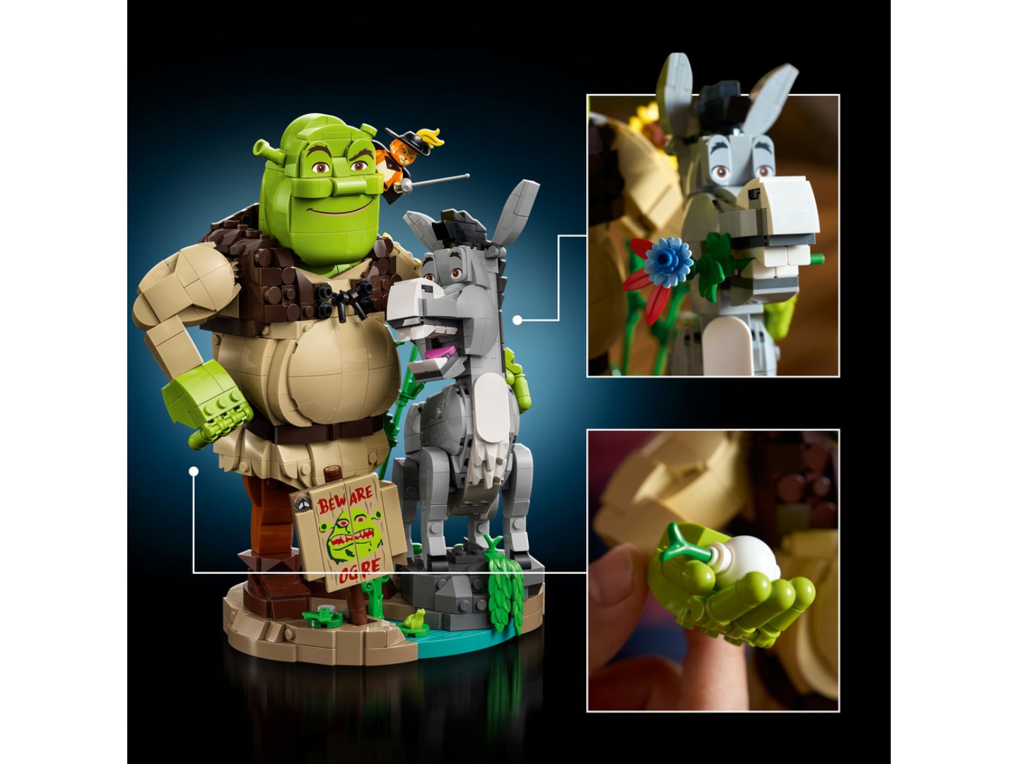 Конструктор LEGO Shrek Шрек, Віслюк і Кіт в чоботях (72423) — фото 9