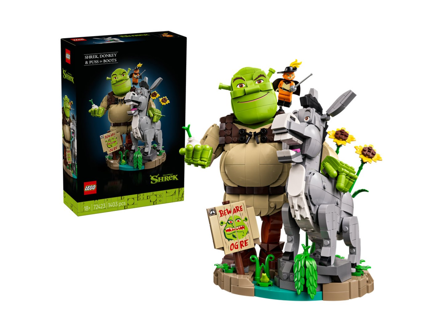 Конструктор LEGO Shrek Шрек, Віслюк і Кіт в чоботях (72423) — фото 1