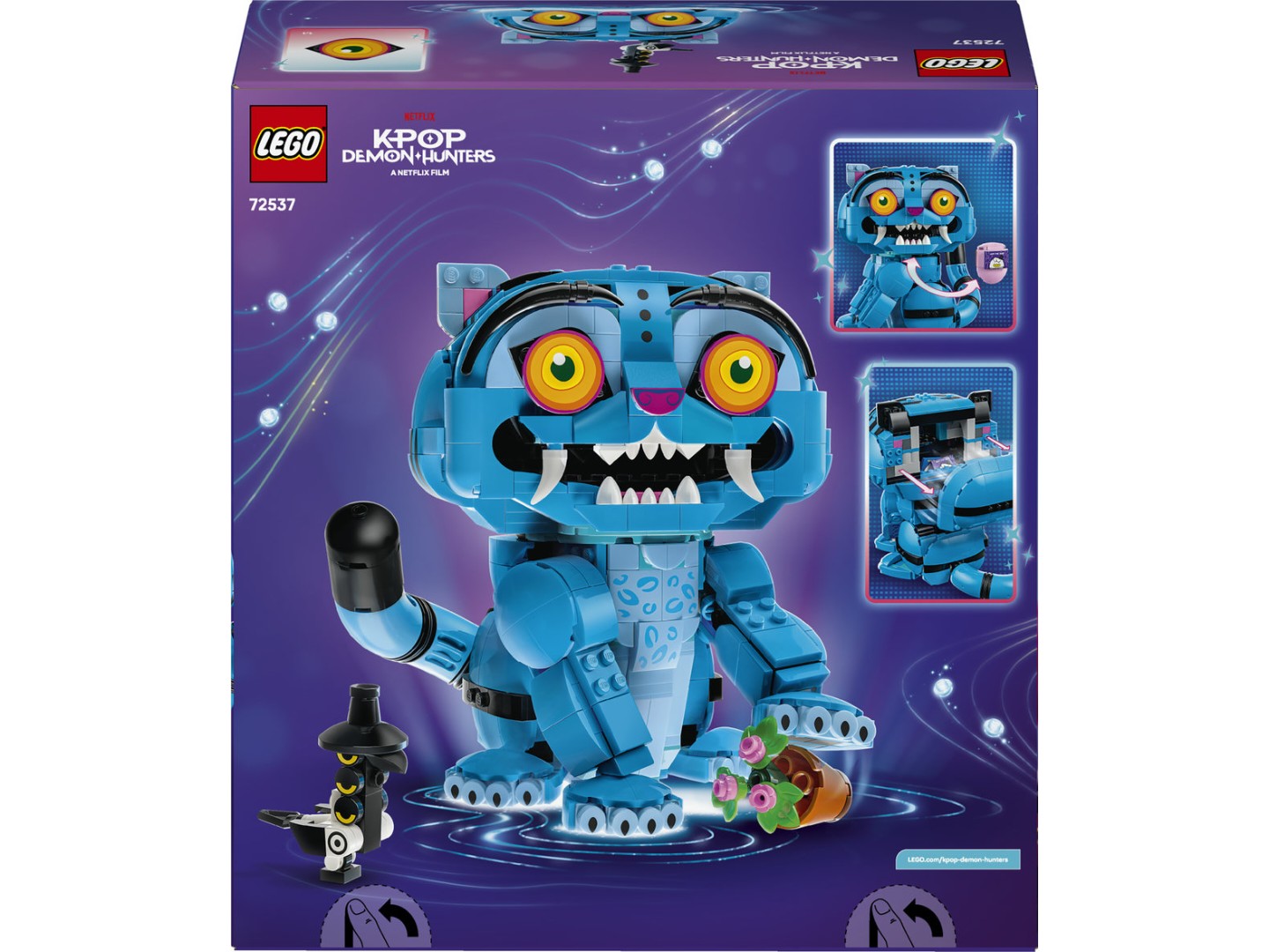 Конструктор LEGO KPop Demon Hunters Тигр Дерпі та пташка Сассі (72537) — фото 2