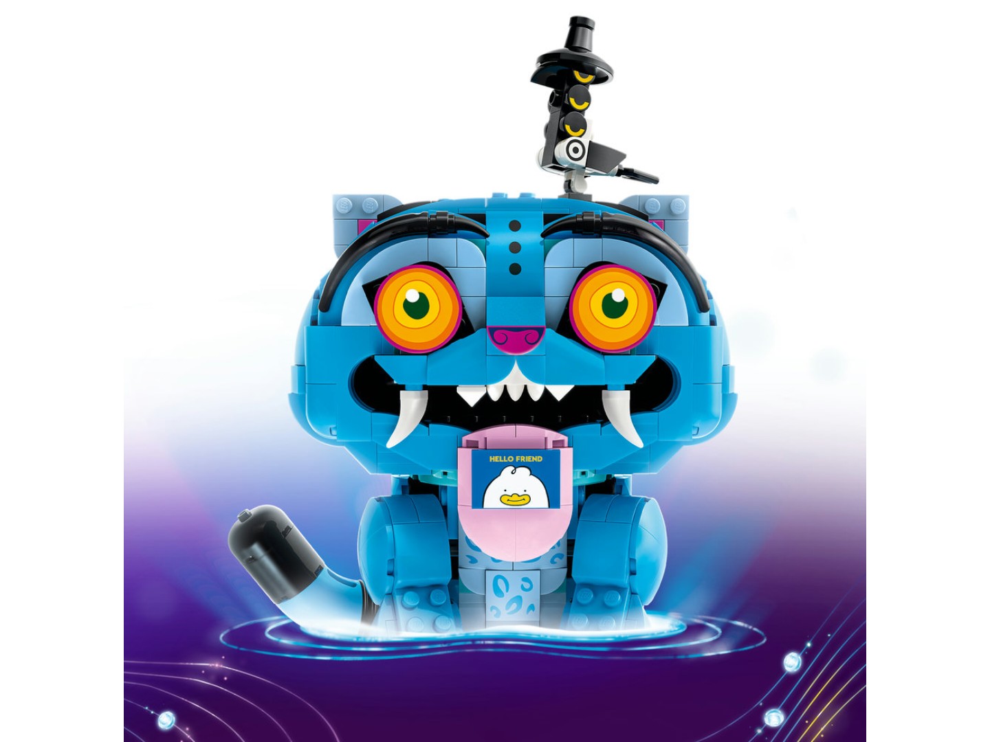 Конструктор LEGO KPop Demon Hunters Тигр Дерпі та пташка Сассі (72537) — фото 7